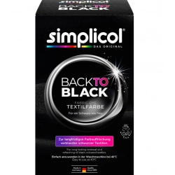 Simplicol Back to Black Barwnik do Tkanin do Odnawiania Koloru 400 g